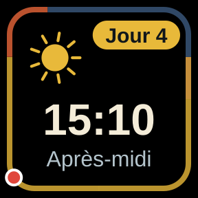 Heure en jeu